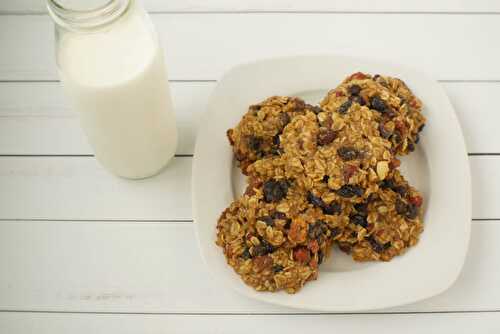 Gluten free fruit and nut breakfast cookies