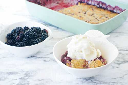 Keto Blackberry Crumbler
