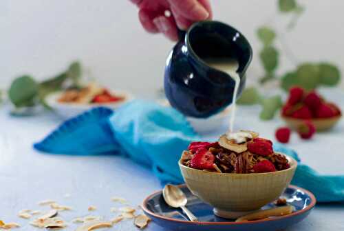 Low Carb Berry Granola