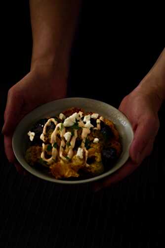 Roasted Cauliflower with Chipotle Crema