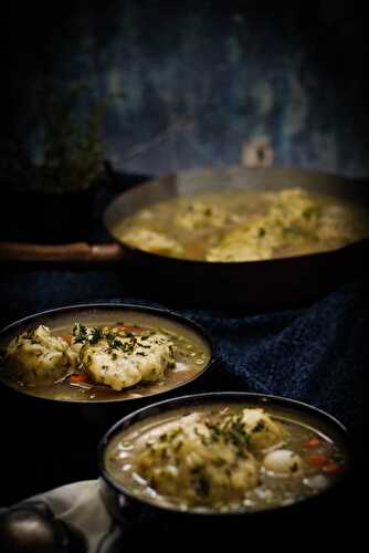 Chicken and Herbed Dumplings-Gluten Free