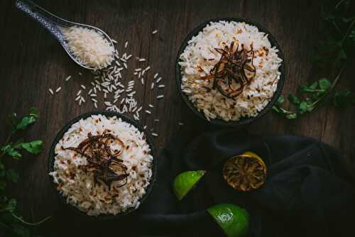 Light and Fluffy Coconut Rice