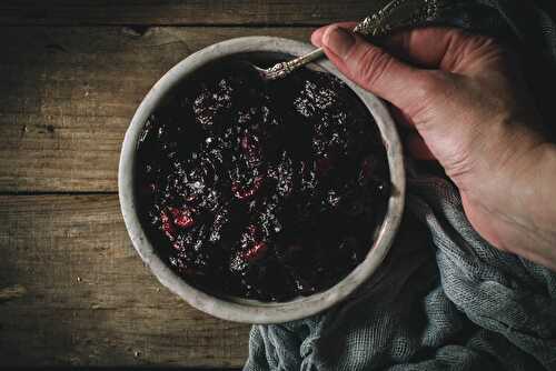 Low Carb Cherry Chutney  (Video)