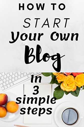 START YOUR OWN BLOG IN 3 SIMPLE STEPS - Hunger for Spice