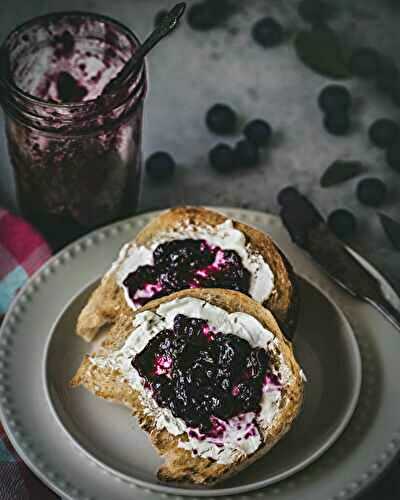 Low Carb Blueberry Compote