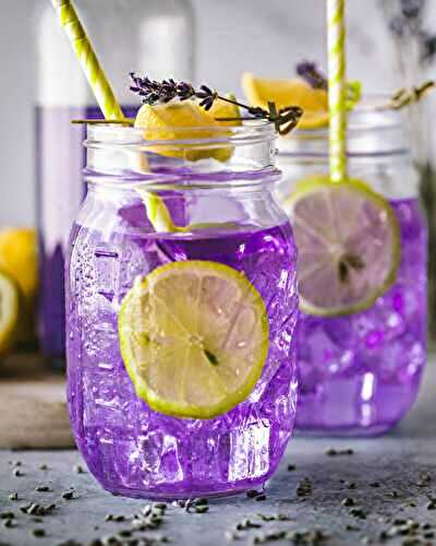 Low Carb Lavender Lemonade