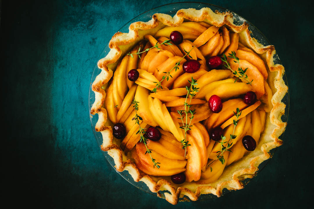 Low Carb Chilled Peach Pie