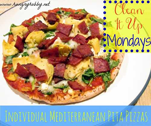 Individual Mediterranean Pita Pizzas