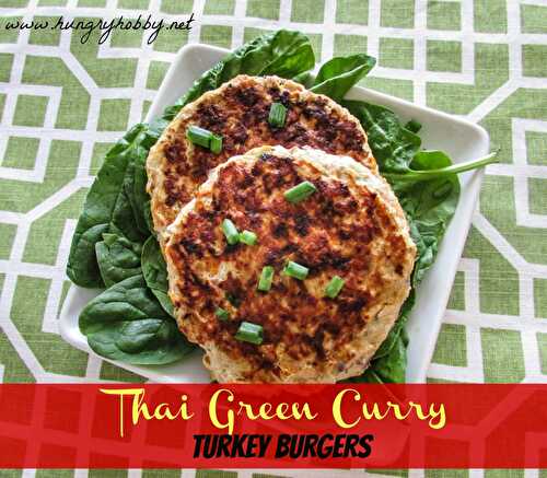 Green Curry Turkey Burgers