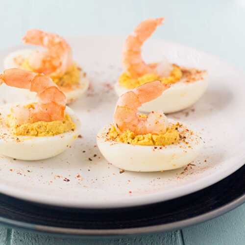 Cajun Shrimp Deviled Eggs