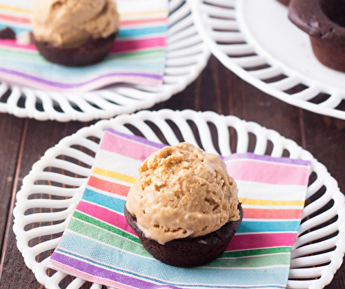 Coconut Ice Cream Chocolate Cupcakes