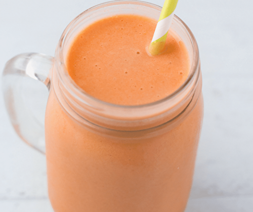 Creamy Tropical Carrot Protein Smoothie