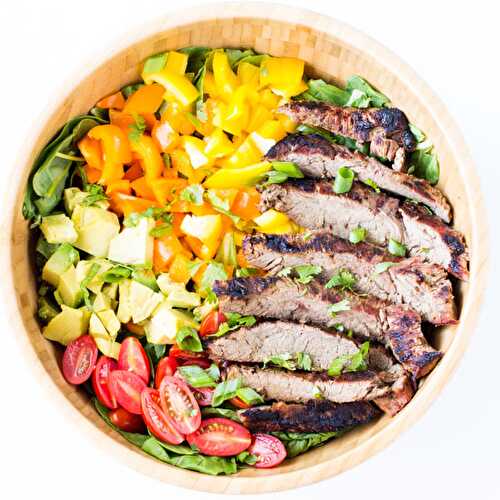 Carne Asada Flank Steak Salad