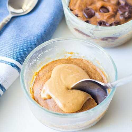 1 Minute Peanut Butter Mug Cake