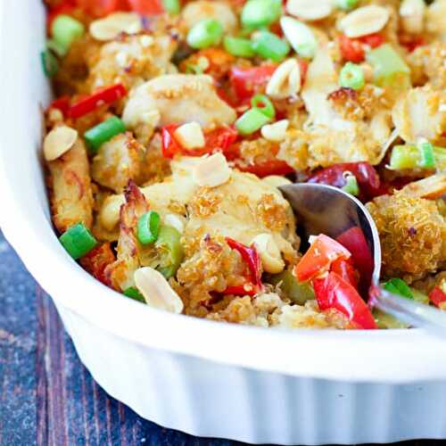 Kung Pao Chicken Casserole