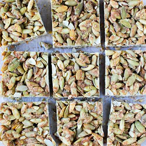 5 Ingredient Pumpkin Seed Bars