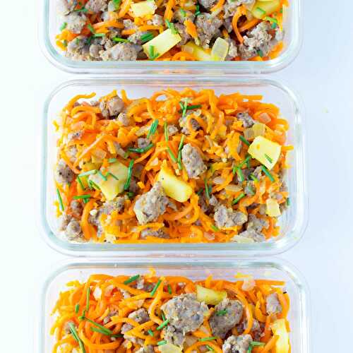 5 Ingredient Sausage Skillet