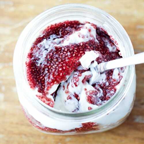 Pomegranate Chia Parfaits