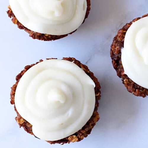 Carrot Cake Quinoa Oat Muffins