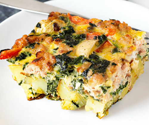 Loaded Veggie Potato Egg Bake