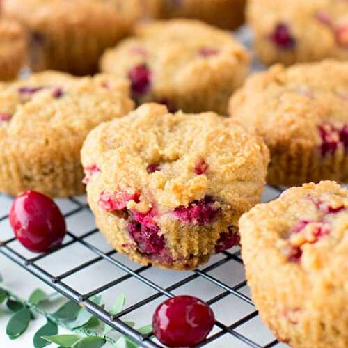 Paleo Cranberry Orange Muffins