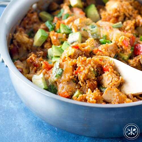 Quinoa Enchilada Chicken Skillet