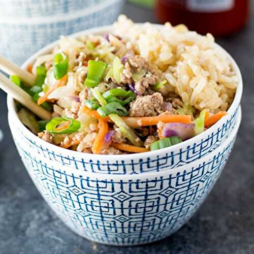 Egg Roll In A Bowl (Instant Pot or Stove Top)