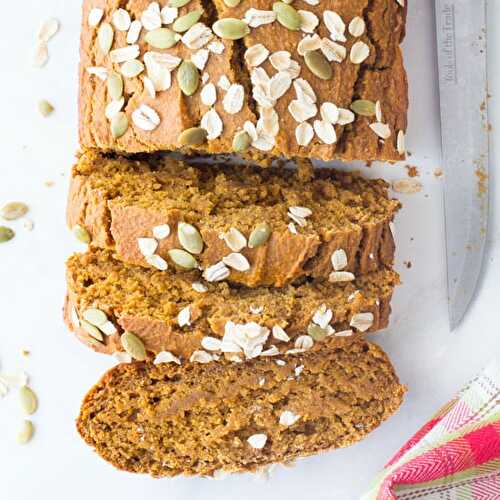 Oat Flour Pumpkin Bread