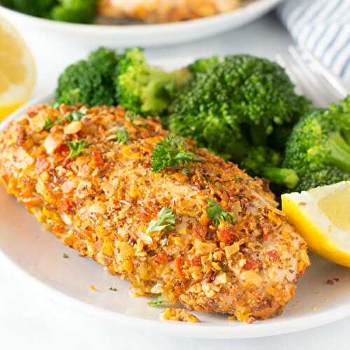 Healthy Parmesan Crusted Chicken