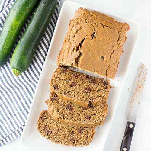 Oat Flour Zucchini Bread