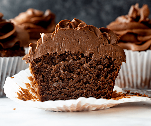 Chocolate Almond Flour Cupcakes