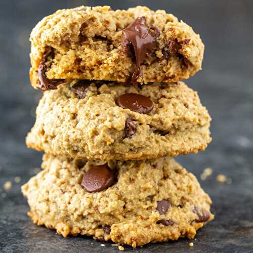 Oat Flour Chocolate Chip Cookies