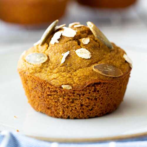 Oat Flour Pumpkin Muffins