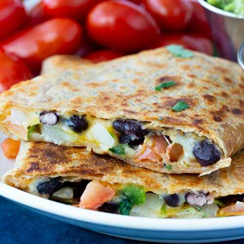 Black Bean Quesadilla
