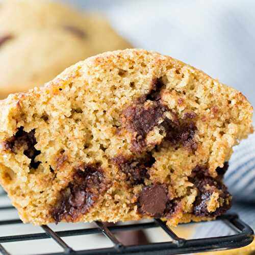 Oat Flour Chocolate Chip Muffins