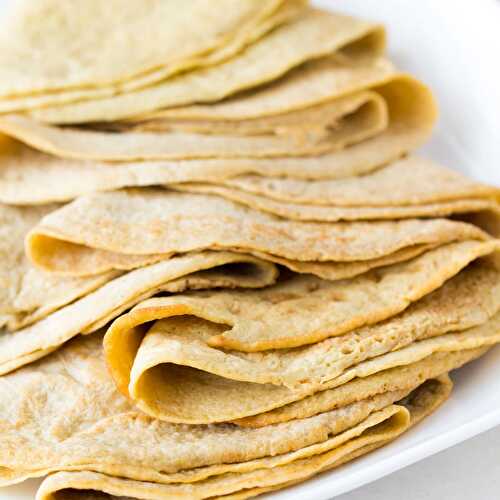 Oat Flour Crepes