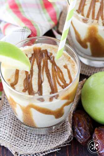 Caramel Apple Protein Smoothie