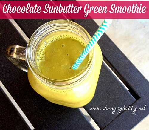 Chocolate Sunbutter Green Smoothie