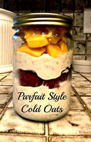Fruit Parfait Style Cold Oats, Spa Salad, and a Quick Run