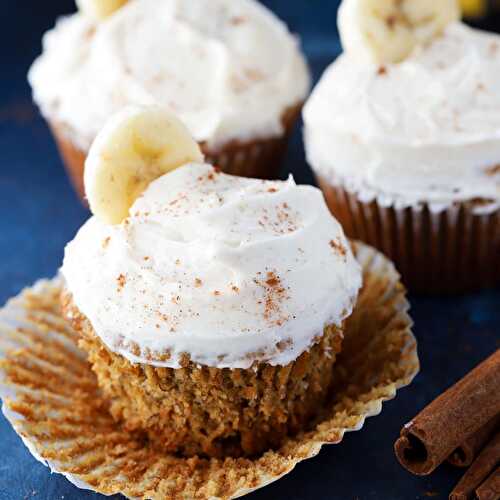 Healthy Banana Cupcakes