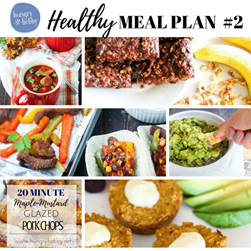 Healthy Meal Plan Ideas Week 2 