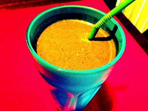 Sun Butter Green Smoothie for Dinner