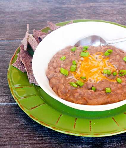 The BEST Homemade Refried Beans
