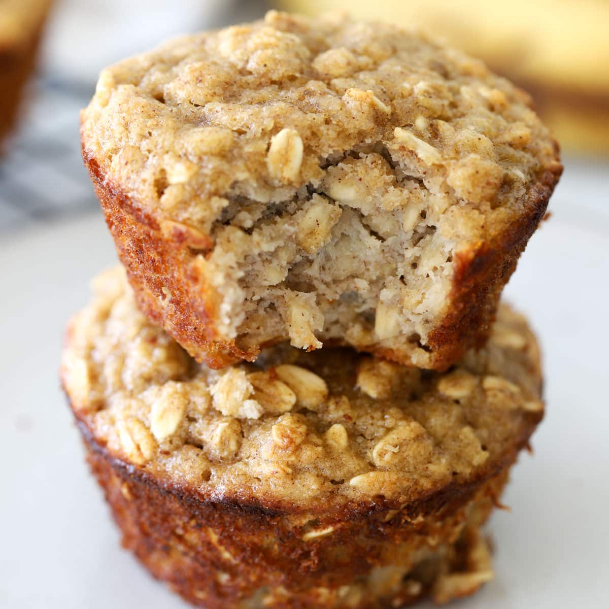 Gluten-Free Banana Oatmeal Muffins