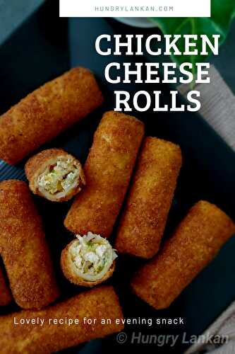 Crispy Chicken rolls with Habanero and cheese