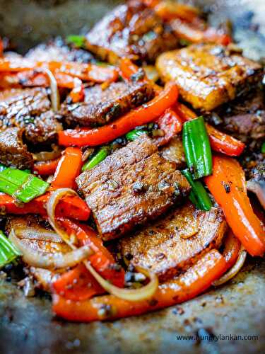 Easy Pork Belly Stir-Fry