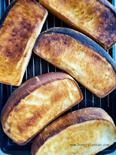 Sri Lankan Thati Paan (flat-bread)