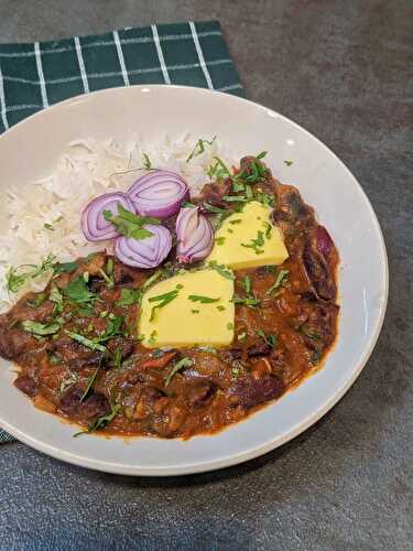 Indian Kidney Bean Curry (Vegan)