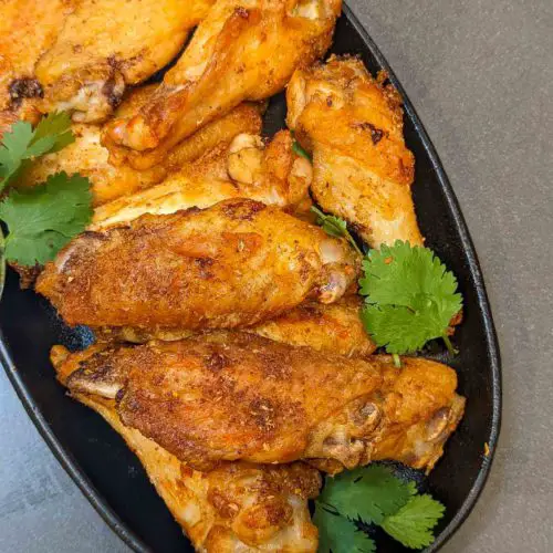 Air-Fried Salt and Pepper Chicken wings