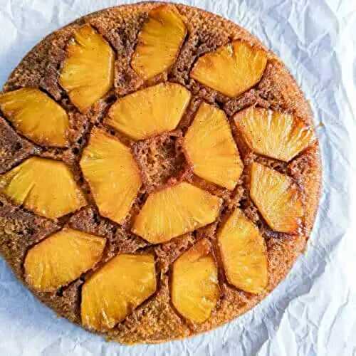 Easy Pineapple upside-down cake